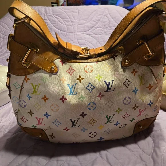 Collectors DREAM. Rare Authentic LV x Takashi Murakami Multicolor Greta - Picture 5 of 6